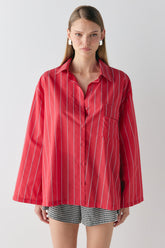Vale Shirt Red Stripe