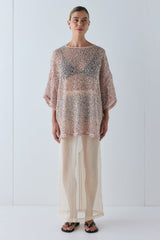 Arden Sequin Top Pink