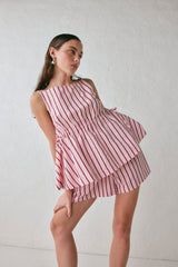 Indi Top Berry Stripe