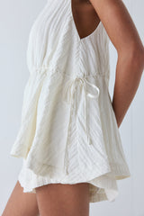Indi Top Crinkle Cream