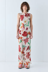 Carolina Sheer Top Poppy
