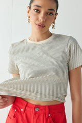 Lennox Tee Black Stripe