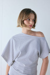 Liv Top Cobalt Stripe