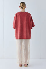 Willow Tee Chalk Red