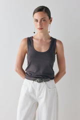 Cora Tank Charcoal
