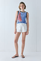 Alexia Mesh Top Sail