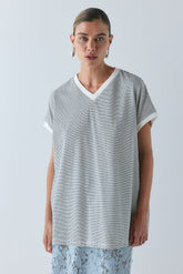 Lee Tank Black Stripe