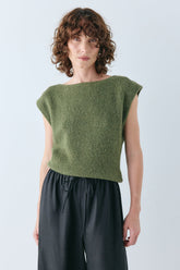 Greta Knit Top Olive