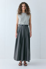 Delphi Maxi Skirt Charcoal