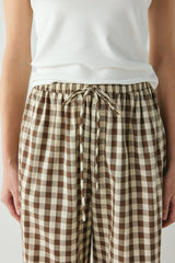 Raya Pants Brown Check