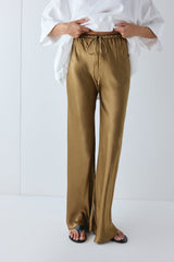 Rae Satin Pants Copper
