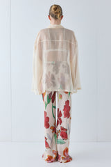 Remi Sheer Pants Poppy