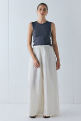 Drew Pants Cream Stripe