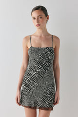 Delia Mini Dress Croc