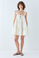 Lila Mini Dress Cream
