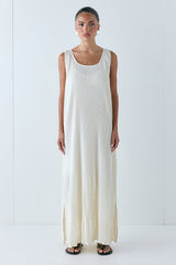 Leona Midi Dress Cream