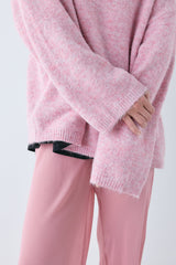 Juni Knit Jumper Pink Marle