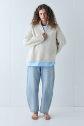 Ellis Knit Jumper Cream