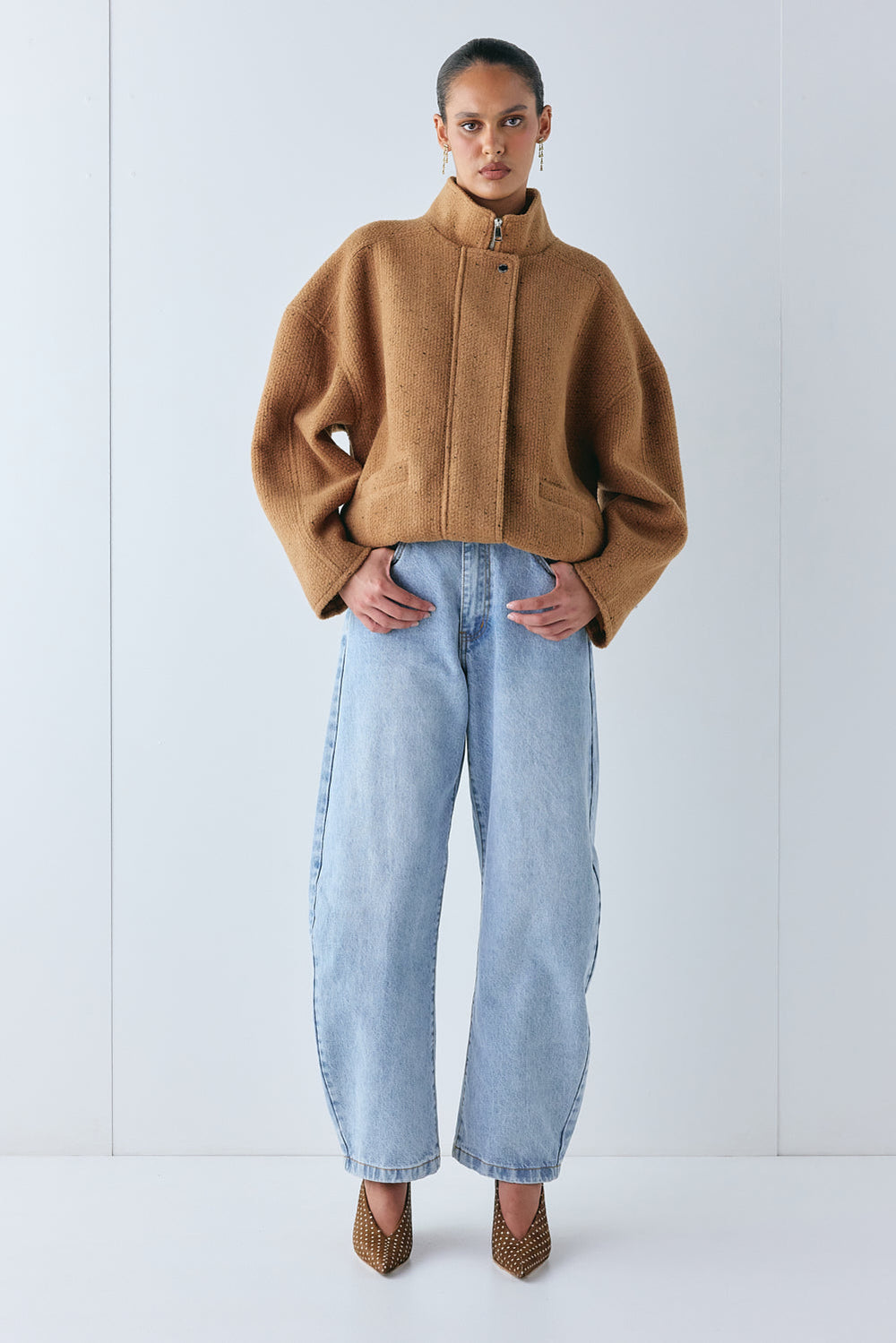 Lennon Bomber Jacket Tan