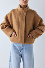 Lennon Bomber Jacket Tan