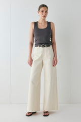 Aston High Rise Denim Jeans Cream