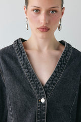 Vivien Denim Jacket Washed Black
