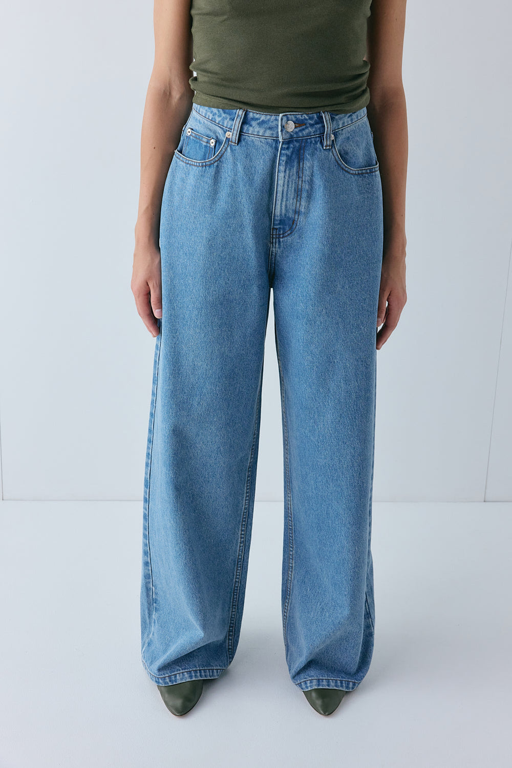 Hayden High Rise Denim Jeans Blue