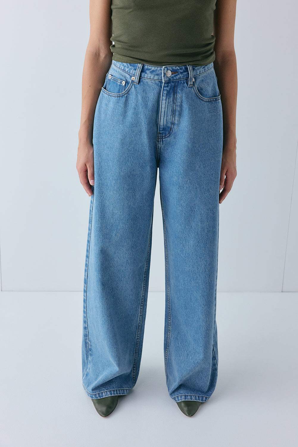 Hayden High Rise Denim Jeans Blue