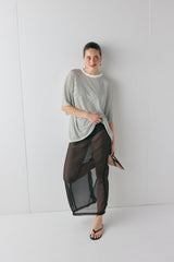 Willow Tee Khaki Stripe