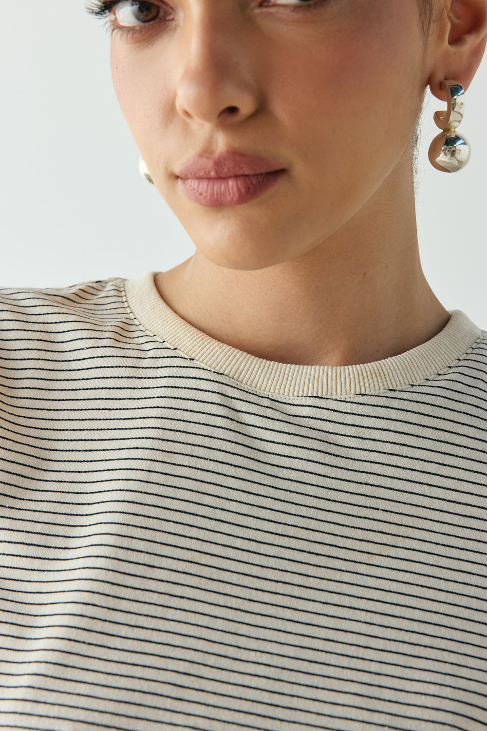 Lennox Tee Black Stripe
