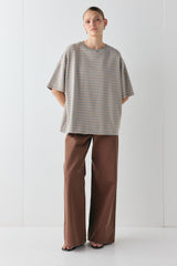 Willow Tee Apricot Stripe
