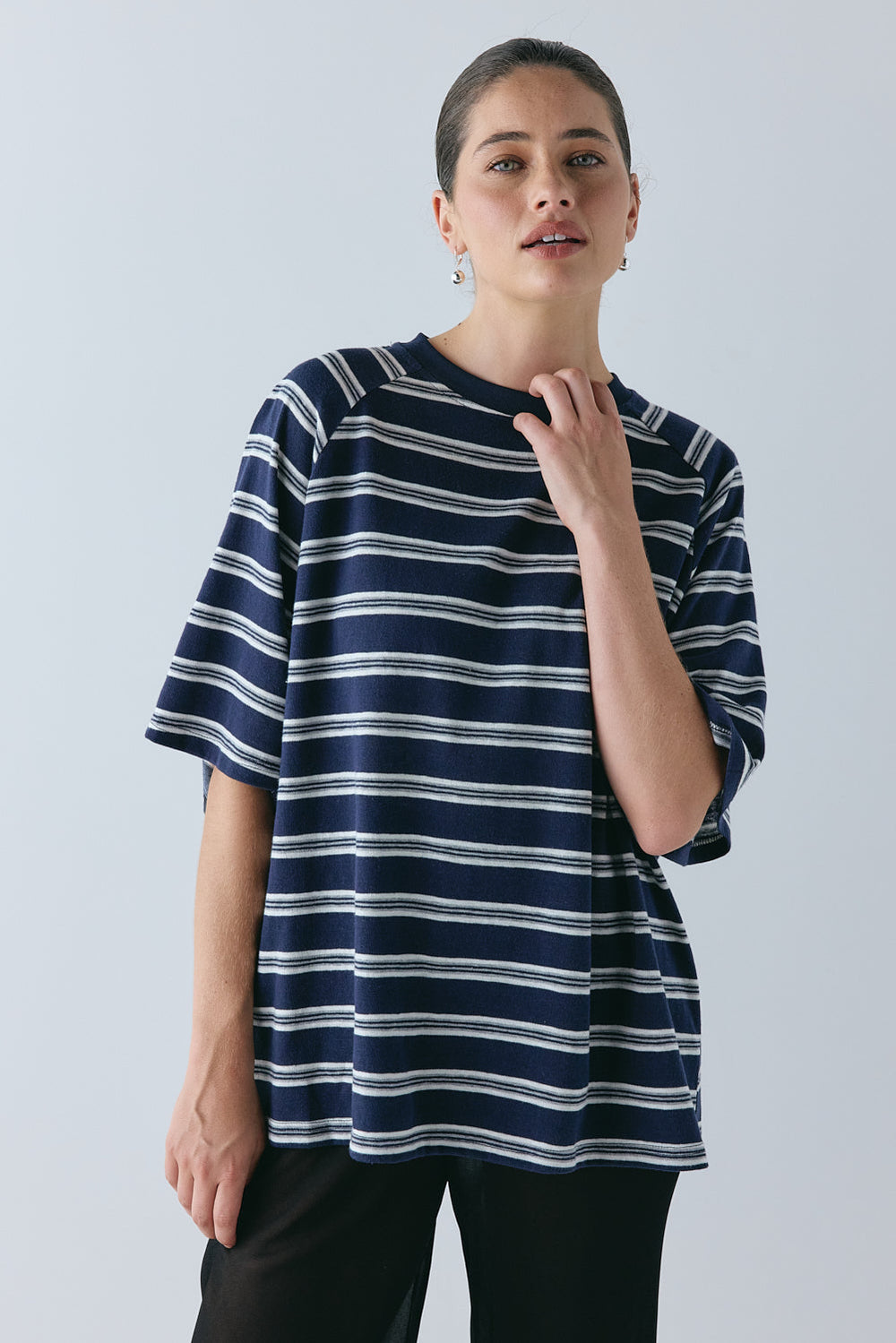 Blair Tee Navy Stripe