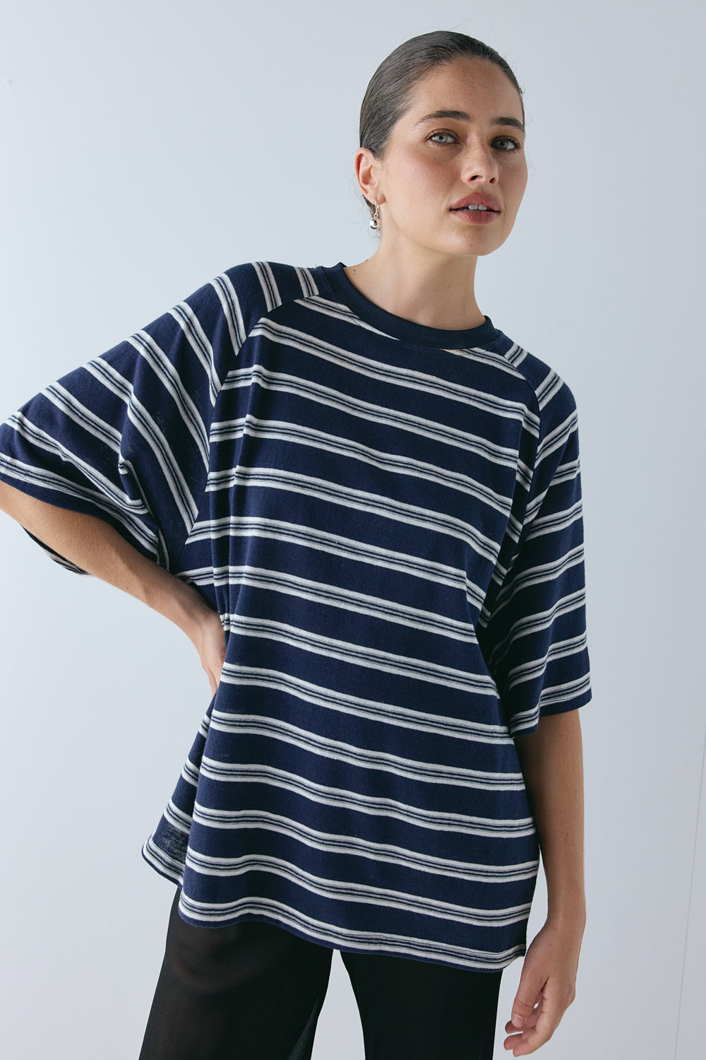 Blair Tee Navy Stripe