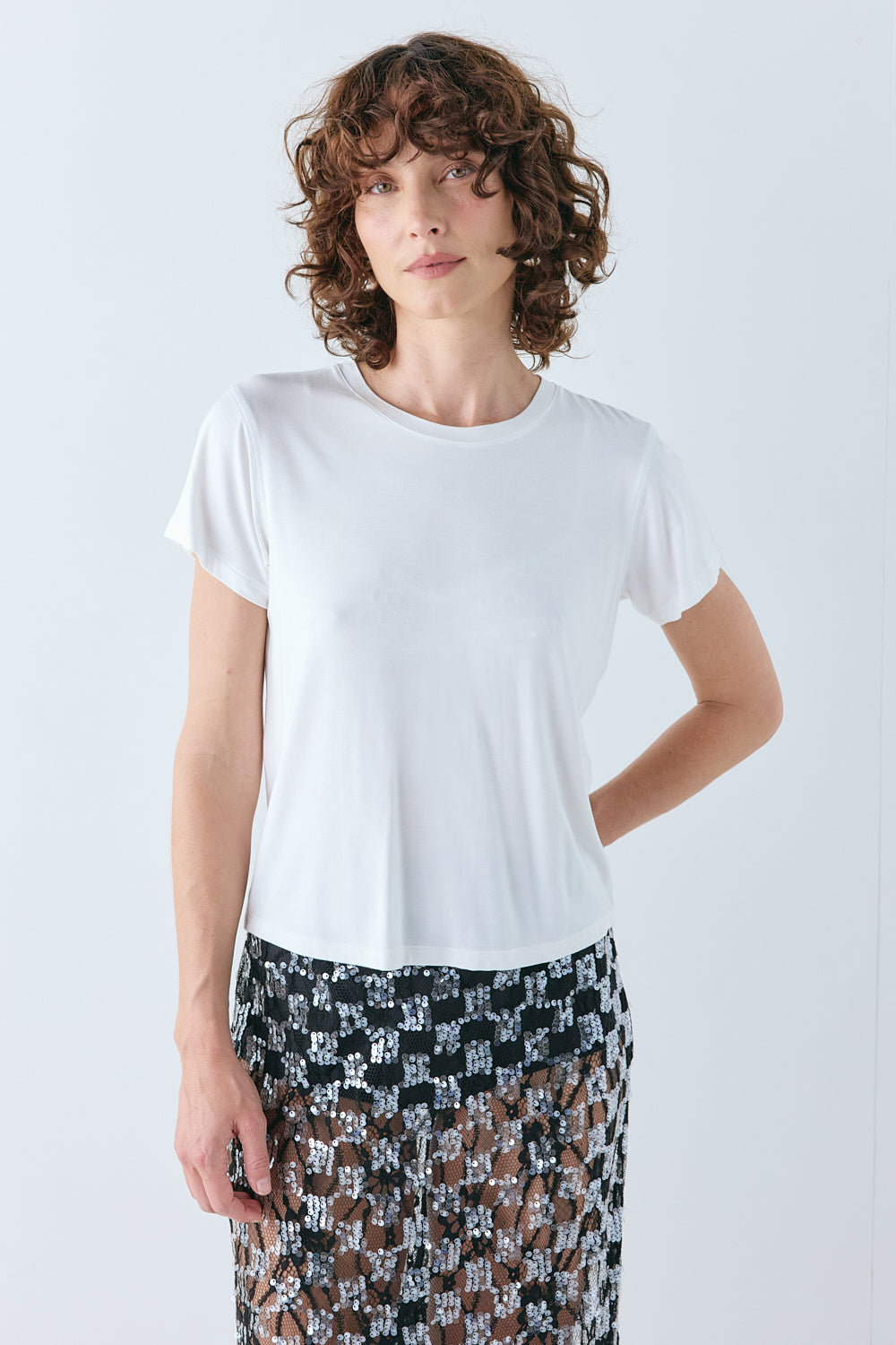 Cecile Tee White