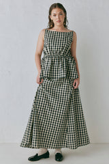Indi Top Black Check