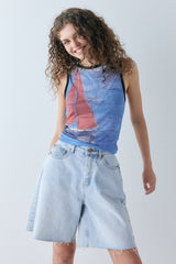 Alexia Mesh Top Sail
