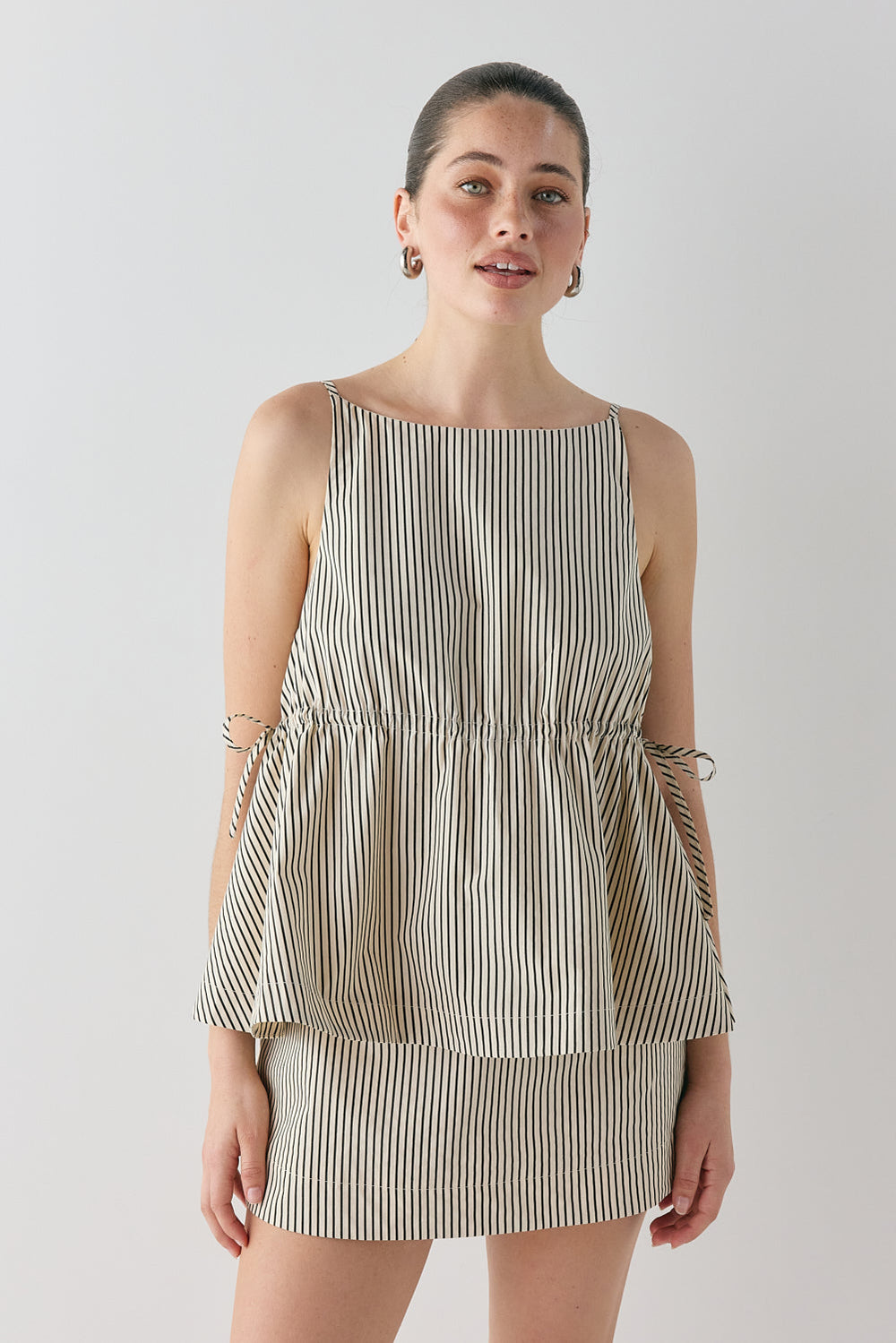 Indi Top Black Stripe