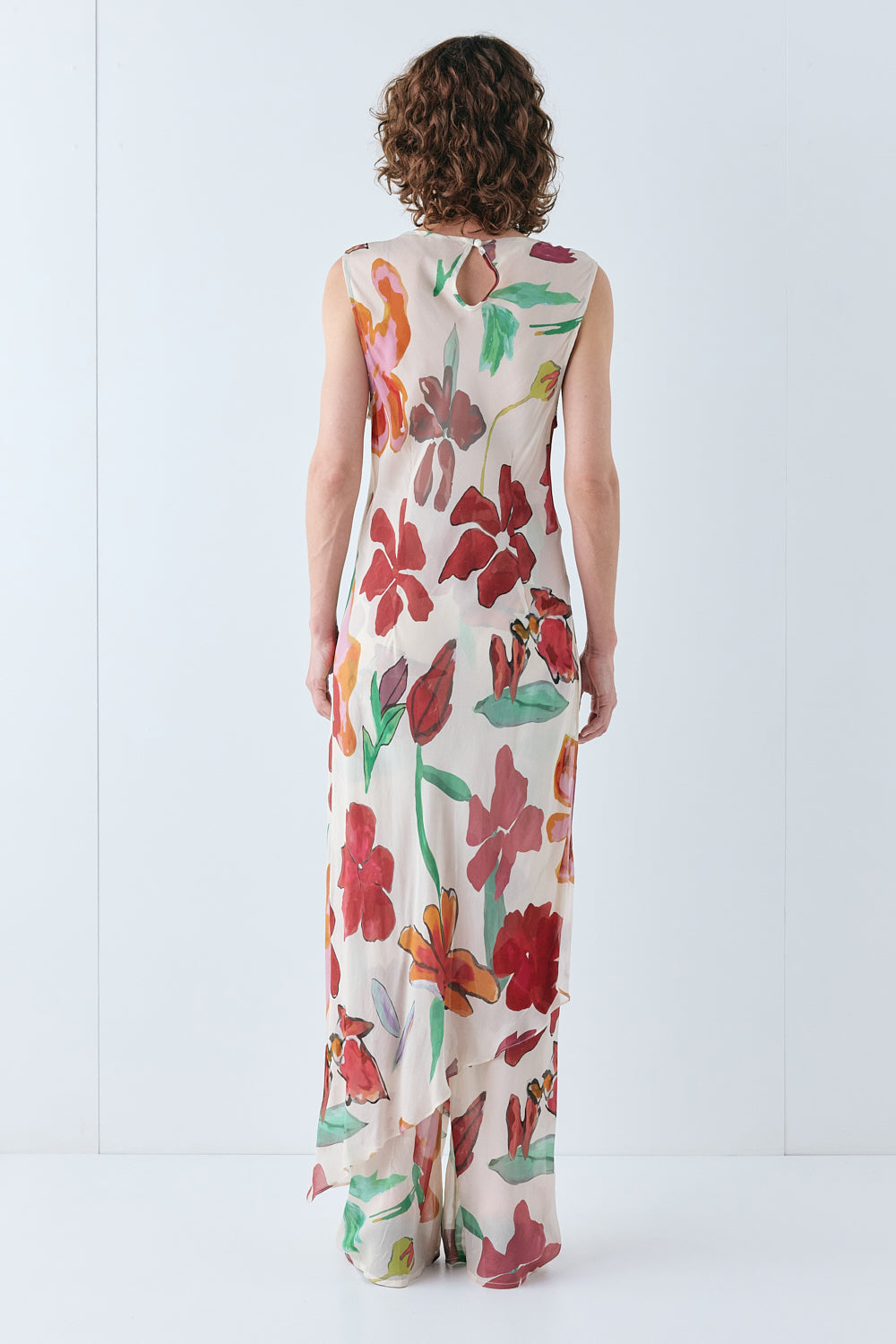 Carolina Sheer Top Poppy