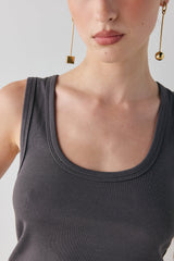 Cora Tank Charcoal