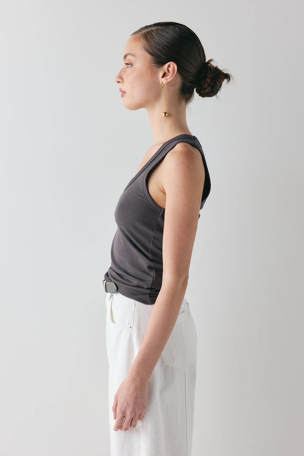 Cora Tank Charcoal