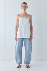 Vivian Tunic Top White