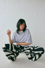Willow Tee Navy Stripe
