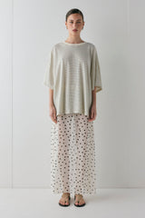 Willow Tee Grey Stripe
