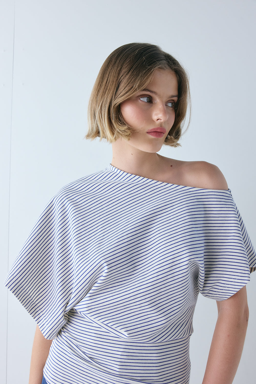 Liv Top Cobalt Stripe