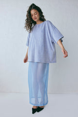 Willow Tee Chalk Blue