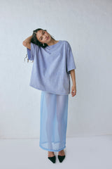 Willow Tee Chalk Blue