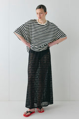 Willow Tee Black Stripe