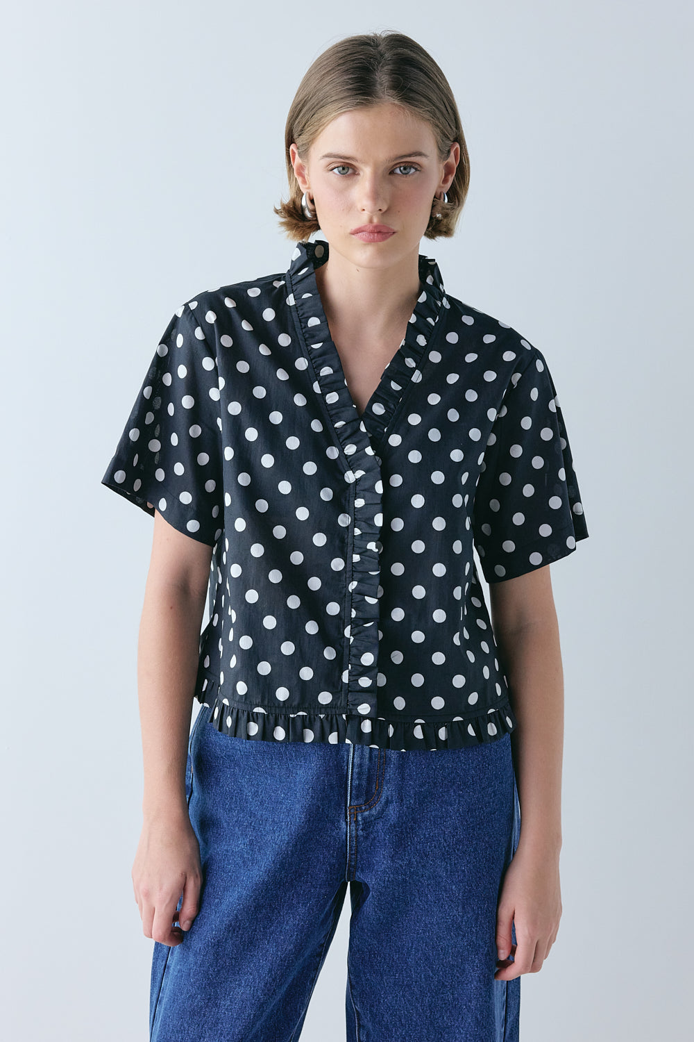 Piper Top Polka Dot
