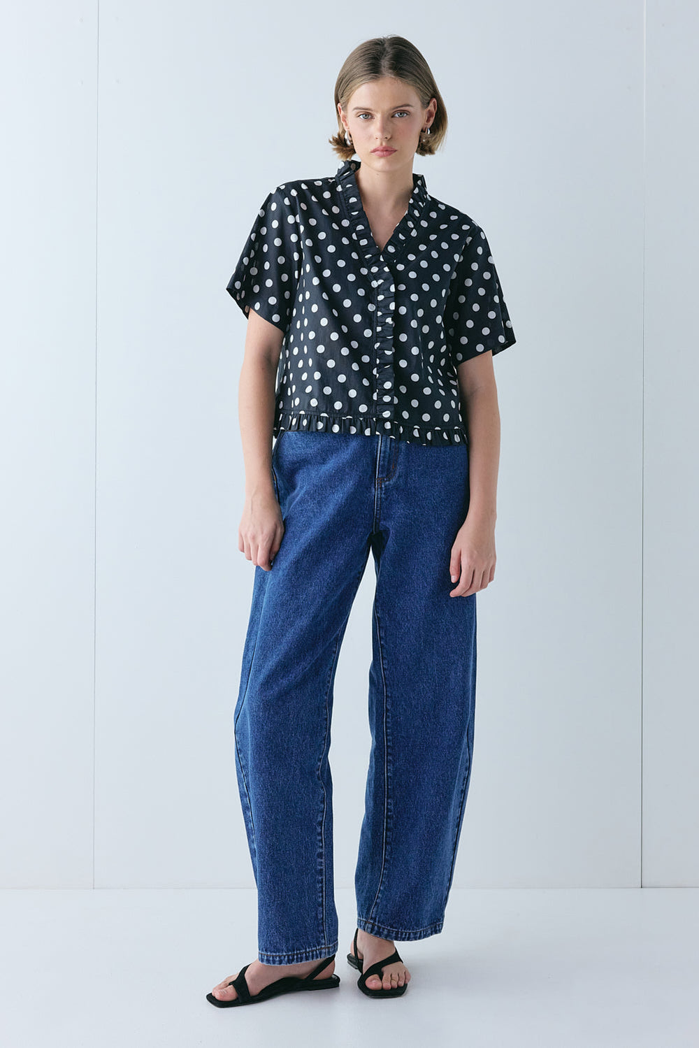 Piper Top Polka Dot