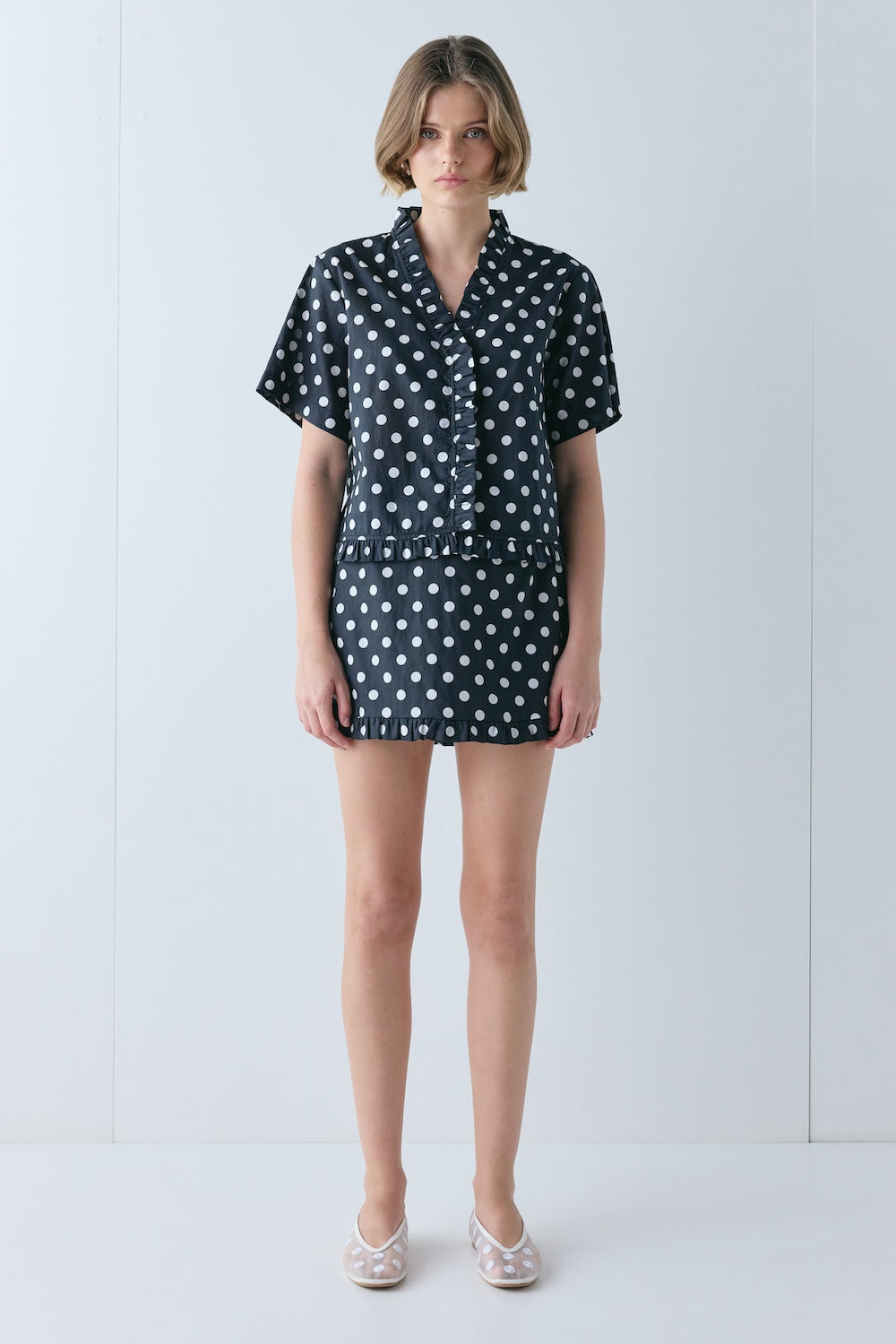 Piper Top Polka Dot